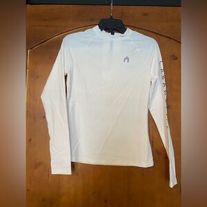 NWT Cabana Life White Rashguard Top Size Small